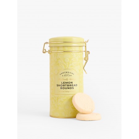 C&B - Lemon Zest Shortbread Rounds in Tin 150g
